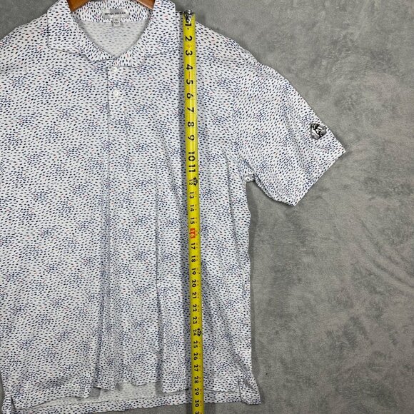 Peter Millar Crown Men's Pilot Mill Ocean Traffic Printed Polo XL‎ - Picture 7 of 8